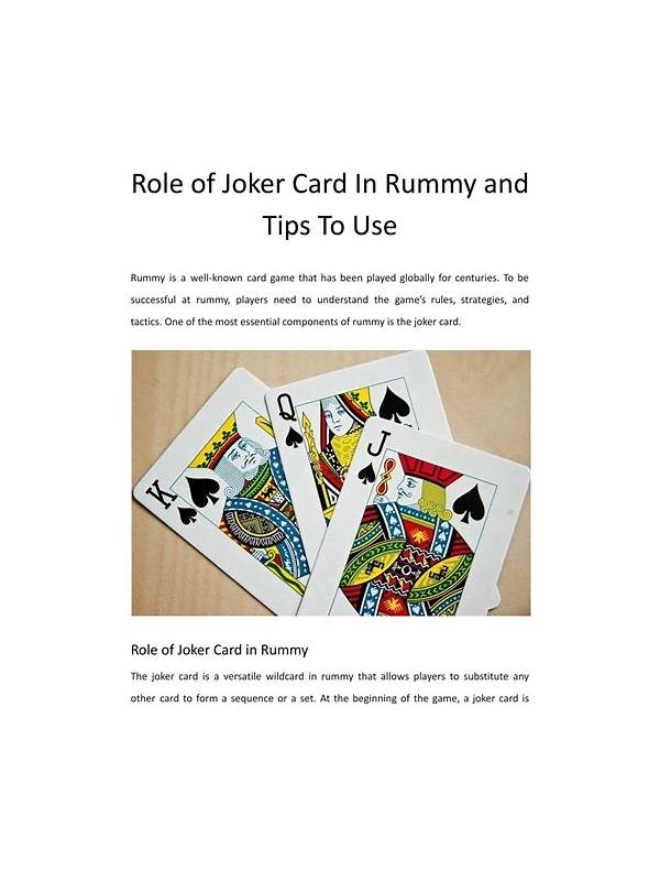Rummy Tips: Compare a Card by Its Role, Not Its Rank